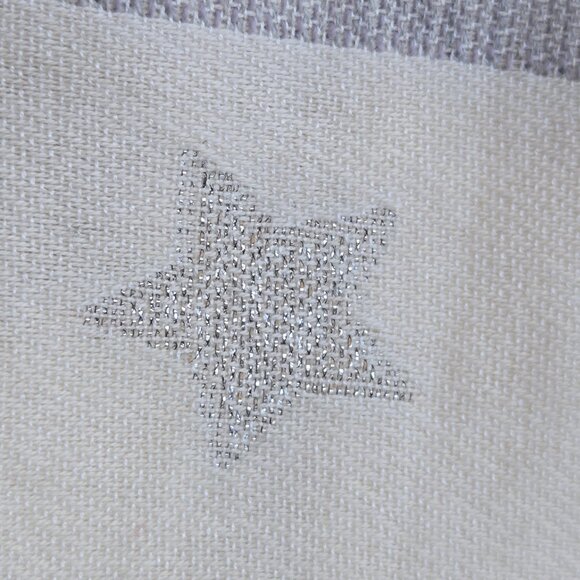 NWOT Talbots Metallic Star Sparkle Scarf - Picture 9 of 11
